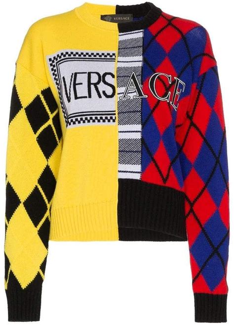 versace sweater logo|versace jumper women.